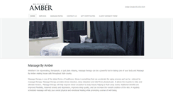Desktop Screenshot of massagebyamber.com
