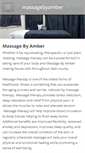 Mobile Screenshot of massagebyamber.com